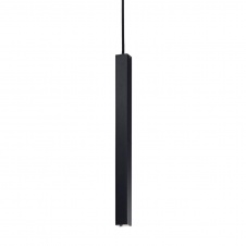 Подвесной светодиодный светильник Ideal Lux Ultrathin D040 Square Nero 194202