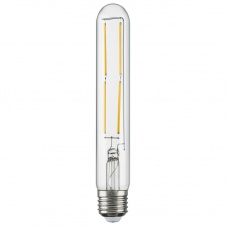 Лампа светодиодная филаментная Lightstar LED Filament E27 6W 3000K трубчатая прозрачная 933902