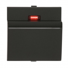 Накладка LK Studio для выключателя гостинничного для включения с помощью карточки (черный бархат)  LK60, LK80 860708
