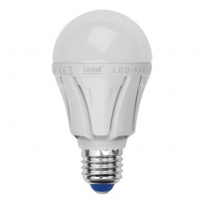 Лампа светодиодная Uniel E27 10W 6500K матовая LED-A60 10W/DW/E27/FR PLP01WH UL-00002004