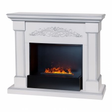 Электрокамин RealFlame Ofelia 26 WT с очагом 3D CASSETTE 630 BLACK PANEL