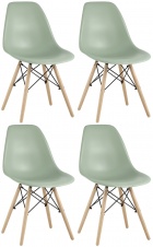 Стул Eames DSW серо-зеленый x4