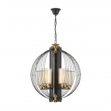 Подвесная люстра Lumina Deco Ponti LDP 1245-5 BK+MD